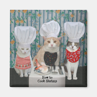Aimant Chef Gastronomique Chats/Kitties
