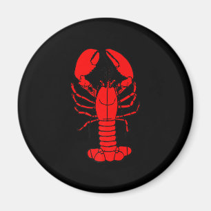 Aimant Chef & homard Cartoon homster Lovers Cadeau