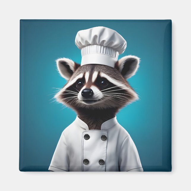 Aimant Chef Raccoon (Devant)