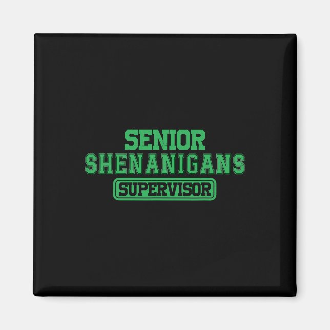 Aimant Chef Shenanigans Shenanigans Superviseur Coordonna (Devant)