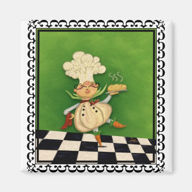 Aimant Chef Whimsical (Devant)
