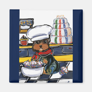 Aimant Chef Yorkie Poo