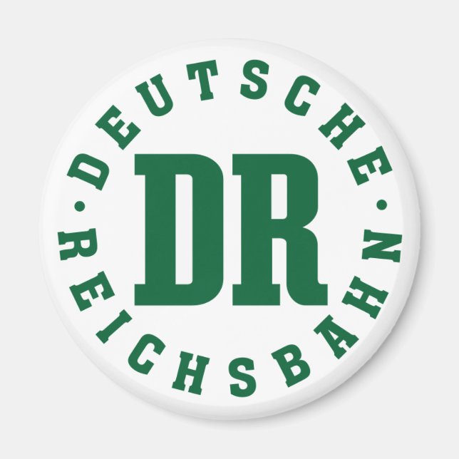 Aimant Chemin de fer est-allemand. (Devant)