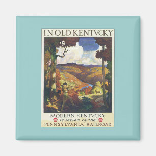 Aimant Chemin de fer vintage du Kentucky Pennsylvanie