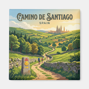 Aimant Chemin de Saint-Jacques de Compostelle en Galice E