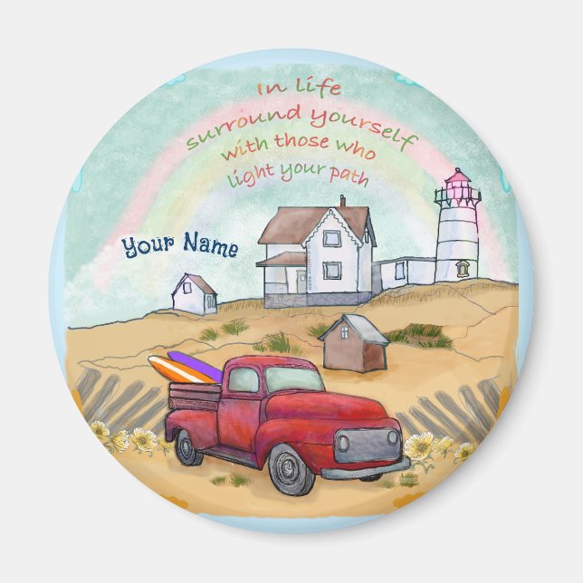 Aimant Chemin du phare (Devant)