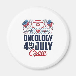 Aimant Chemio Crew Médical Patriotique T-shirt 4 juillet 