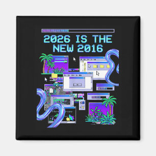 Aimant Chemise 2016 Vaporwave Pixel Esthétique Informatiq