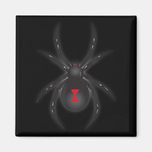 Aimant Chemise Araignée Veuve Noire
