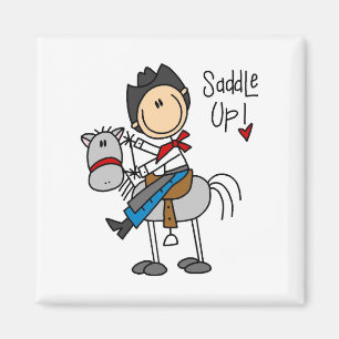 Aimant Chemise Cowboy et Cadeaux Saddle Up