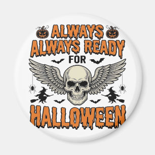 Aimant Chemise crâne Halloween Gravure vintage Citation e