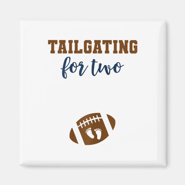 Aimant Chemise d'annonce de grossesse Footbyll féminin Au (Devant)