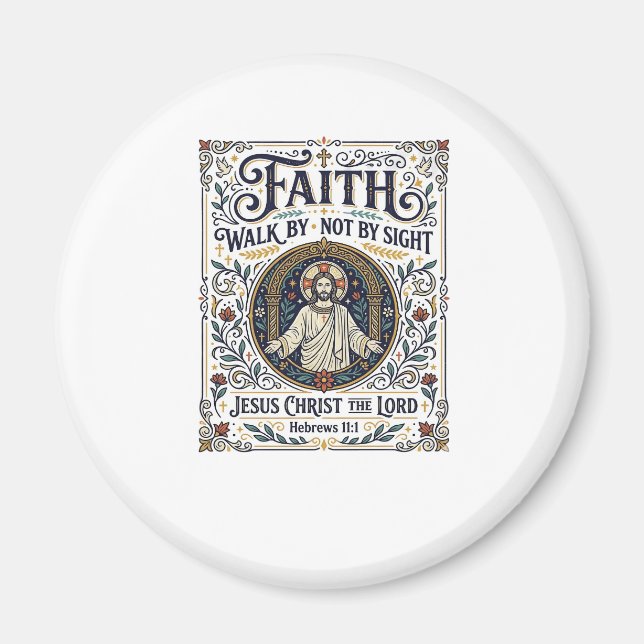 Aimant Chemise d'art d'écriture de journal de Bible de Jé (Devant)