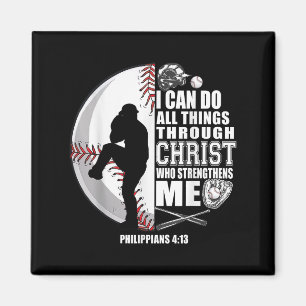 Aimant Chemise de baseball Enfants Filles Christian Jesus
