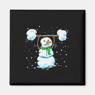 Aimant Chemise de bonhomme de neige de musculation de Noë