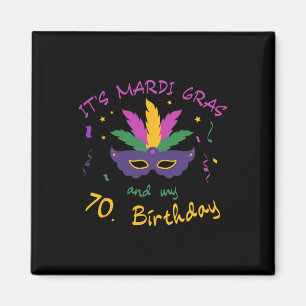 Aimant Chemise de célébration du carnaval de Mardi Gras p
