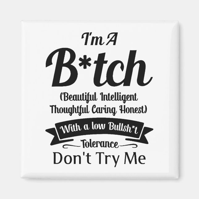 Aimant chemise de citation drôle, t-shirt sarcastique, sa (Devant)