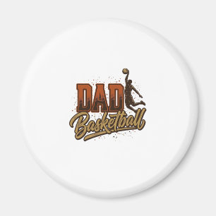 Aimant Chemise de conception de gravure vintage de basket