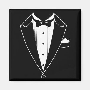 Aimant Chemise de costume smoking Hommes Femmes Enfants N
