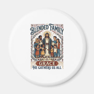 Aimant Chemise de famille recomposée Jésus Chemise chréti