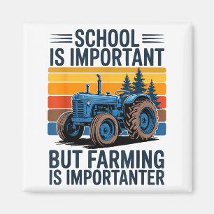 Aimant Chemise de ferme mais l'agriculture est Imrtanter