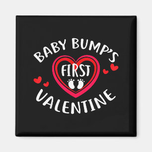 Aimant chemise de grossesse pour bébé de la Saint-Valenti
