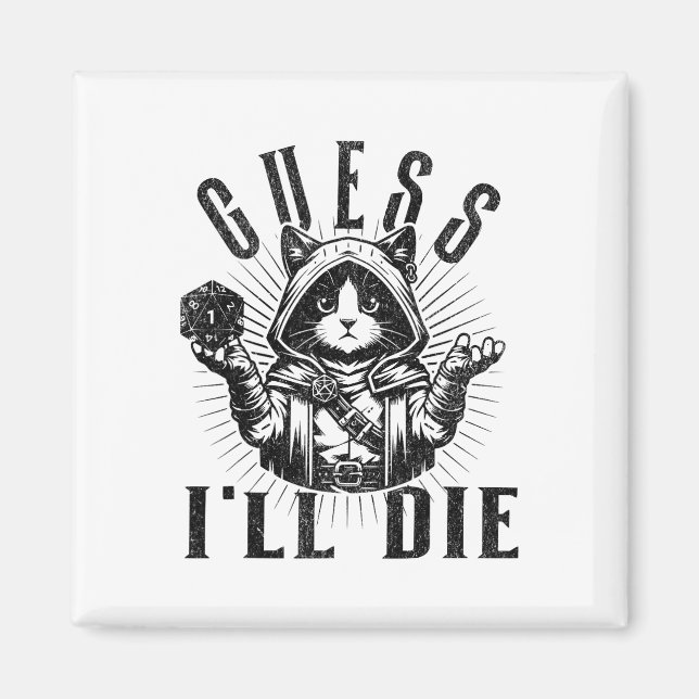 Aimant Chemise de jeu de rôle sur table Je suppose que je (Devant)