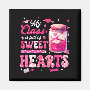 Aimant Chemise de la Saint-Valentin Mon Cl est plein de S