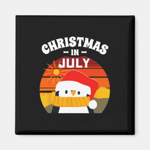 Aimant Chemise de Noël en juillet Chemises d'été Manchot