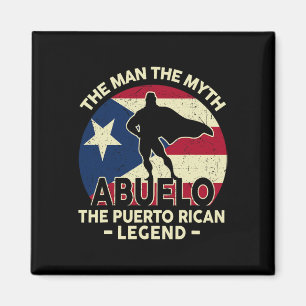 Aimant Chemise de papa de Porto Rico Abuelo homme mythe p