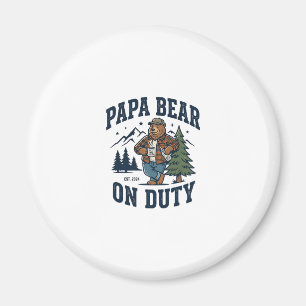 Aimant Chemise de papa ours en service pour la fête des p