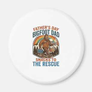 Aimant Chemise de père Bigfoot Papa Fête des pères Élever