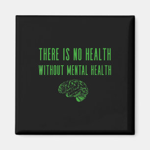 Aimant Chemise de sensibilisation à la santé mentale - Gr