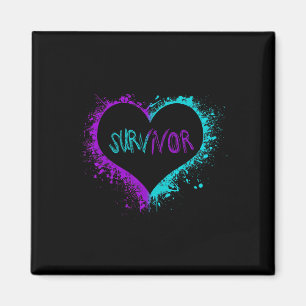 Aimant Chemise de sensibilisation au suicide Survivant Se