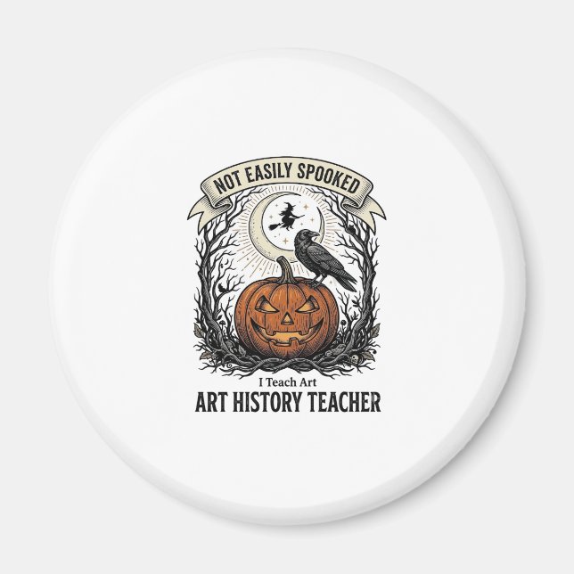 Aimant Chemise d'enseignant d'histoire de l'art avec grav (Devant)