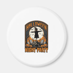 Aimant Chemise d'épouvantail d'Halloween Fête de cimetièr