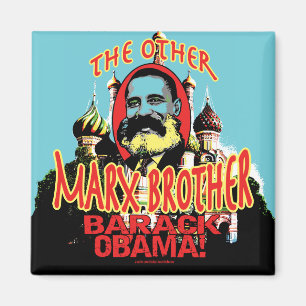 Aimant Chemise d'Obama de frère de Marx anti
