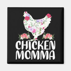 Aimant Chemise drôle de maman poule pour femmes fête des
