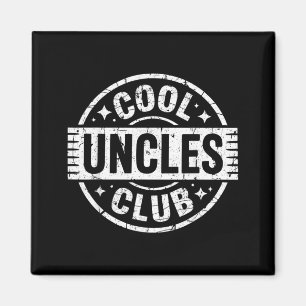 Aimant Chemise du club des oncles cool Drôle d'oncle Homm