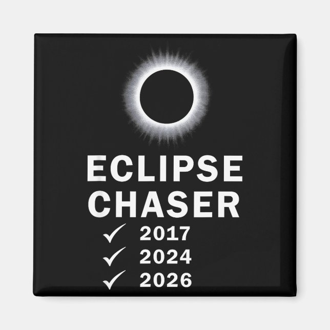 Aimant Chemise Éclipse Solaire Éclipse Totale (Devant)