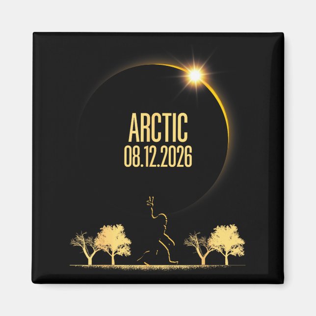 Aimant Chemise Éclipse Solaire Totale Bigfoot 08 (Devant)