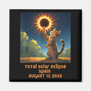 Aimant Chemise Éclipse Solaire Totale Chat Espagne