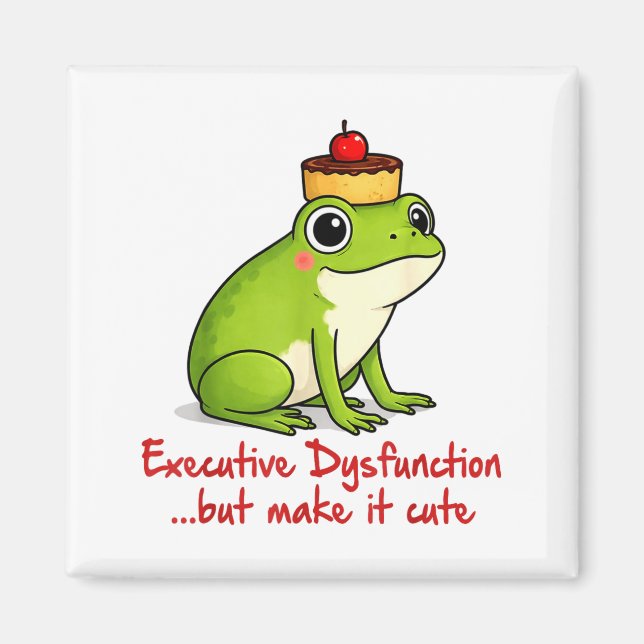 Aimant Chemise Grenouille Tdah Dysfonctionnement Exécutif (Devant)