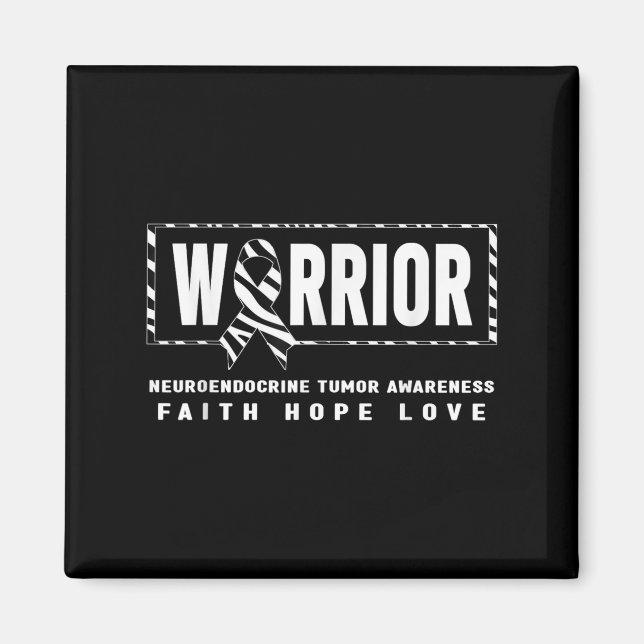 Aimant Chemise guerrière Net Cancer - Neuroendocrine Tumo (Devant)