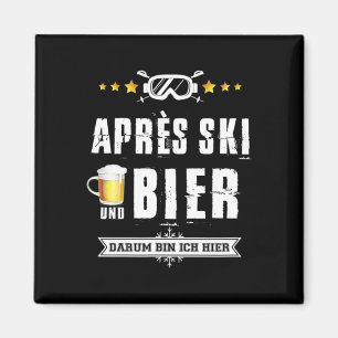 Aimant Chemise Homme Nouveauté Après Ski Bière de Fête T
