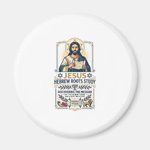 Aimant Chemise Jésus Bible Langues Hébreu Grec Nerd Fait