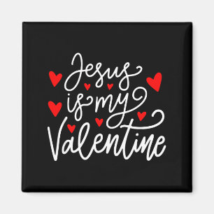 Aimant Chemise Jésus est mon Valentin Cadeau de la Saint-
