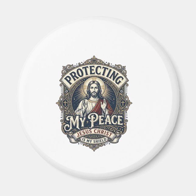 Aimant Chemise Jésus Respect de soi Limites Foi (Devant)
