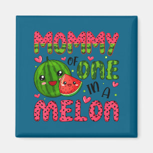 Aimant Chemise Maman Melon 1er Anniversaire Pastèque