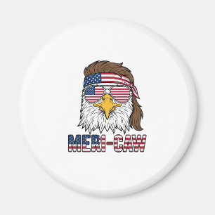 Aimant Chemise Meri-Caw Aigle Patriotique Gravure Vintage